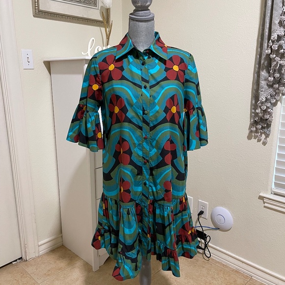 LA DoubleJ Dresses & Skirts - LA Double J Designer Women Dress in Floral Print